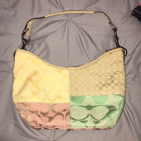 Colorblick Coach purse - Picture 2 of 6